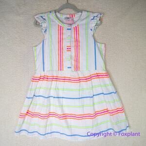 New! Vineyard Vines Guava Multi‎ Stripe Dress, size 12